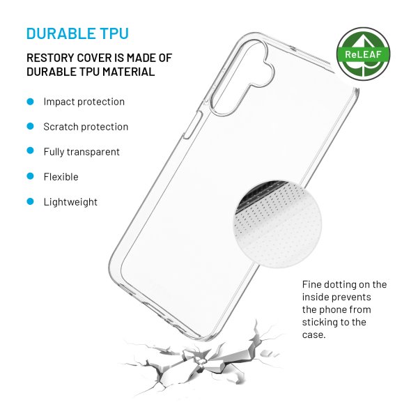 Fixed Samsung Galaxy A15 Skal ReStory Transparent