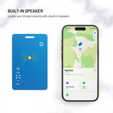 Fixed Tag Card Smart Tracker Blå