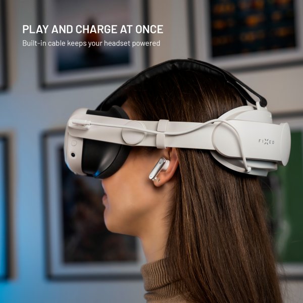Fixed VR Power Headstrap Huvudband med Batteripack för Meta Quest 3/3S