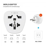 Fixed Reseadapter Schuko EU/Världen