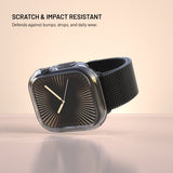 Fixed Apple Watch 46mm (Series 10) Skal med Inbyggt skärmskydd PURE