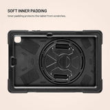 Fixed Samsung Galaxy Tab S6 Lite Skal Rugged Tablet Case Svart