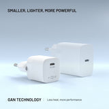 Fixed Laddare Mini PD 20W USB-C Vit
