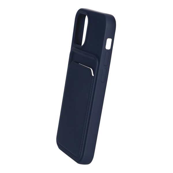 iPhone 12 Mini Skal Korthållare Blå