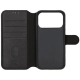 Rvelon iPhone 17 Pro Max Fodral Äkta Läder Svart