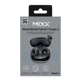 Mixx Trådlösa Hörlurar StreamBuds Hybrid Charge 2 Svart