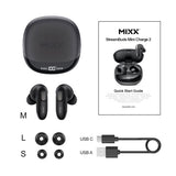 Mixx Trådlösa Hörlurar StreamBuds Mini Charge 2 Svart