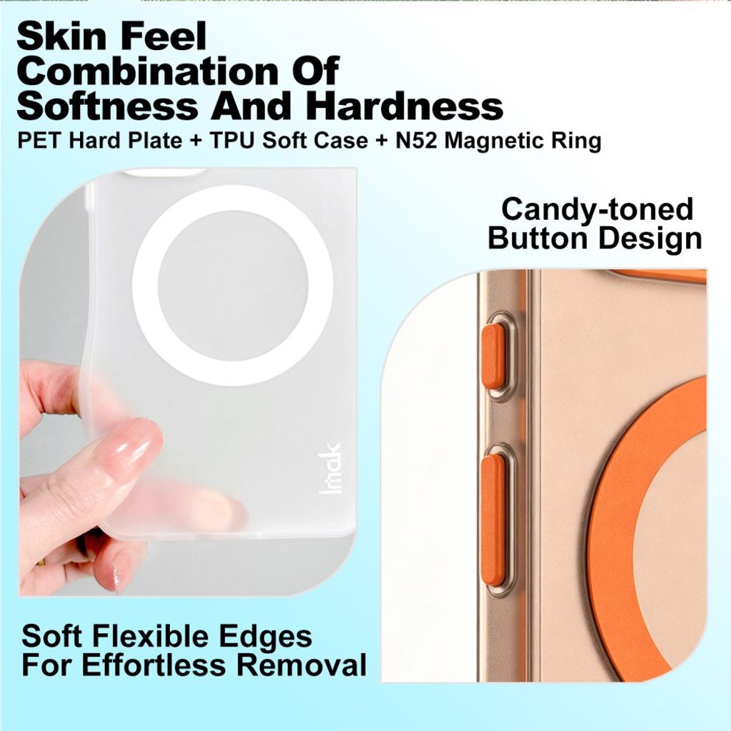 Imak Xiaomi 17T Pro Skal Candy Color MagSafe Orange