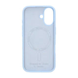 Rvelon iPhone 16 Skal Silikon MagSafe Ljusblå
