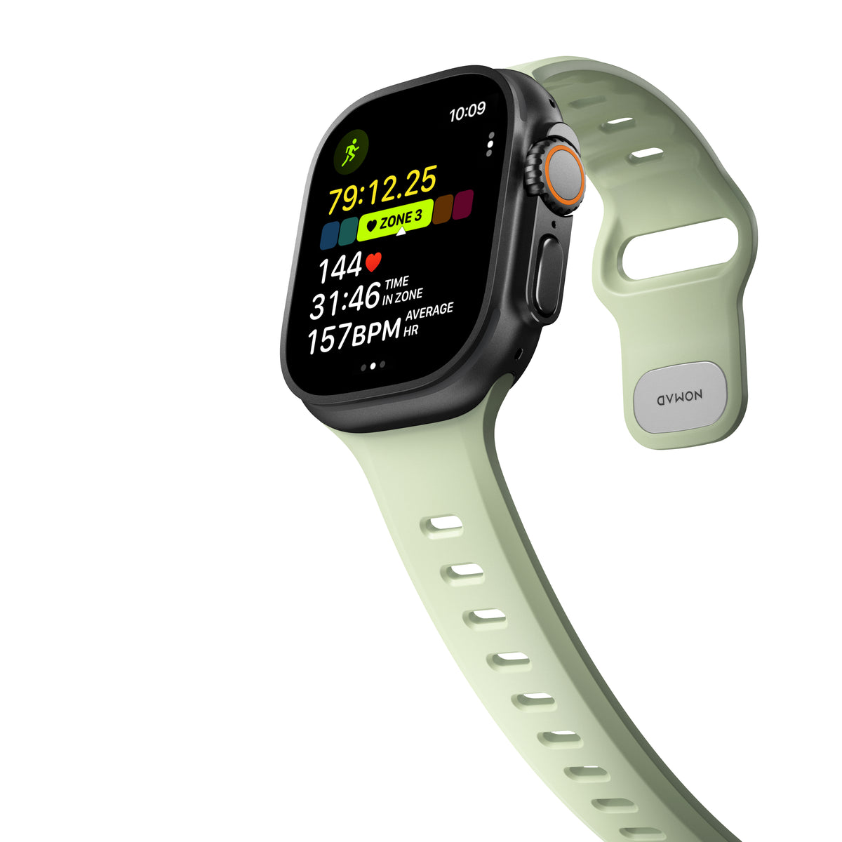 Nomad Apple Watch Ultra 49mm Armband Tempo Band Seagrass