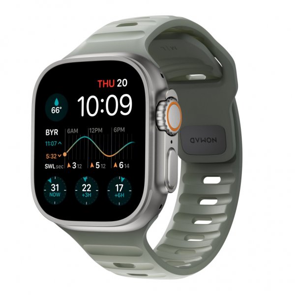 Nomad Apple Watch 44/45/46mm/Apple Watch Ultra Armband Sport Band Coastal Rock