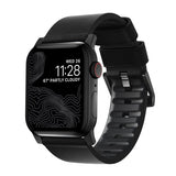 Nomad Apple Watch 44/45/46mm/Apple Watch Ultra Armband Active Band Pro Black Hardware Svart