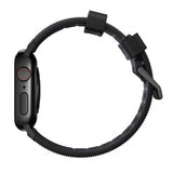 Nomad Apple Watch 38/40/41/42mm Armband Rugged Band Black Hardware Svart