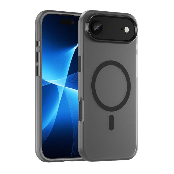 iPhone Air Skal Kamerasarg MagSafe Transparent Svart