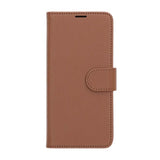 Samsung Galaxy S25 FE Fodral med Kortfack Stativfunktion Brun
