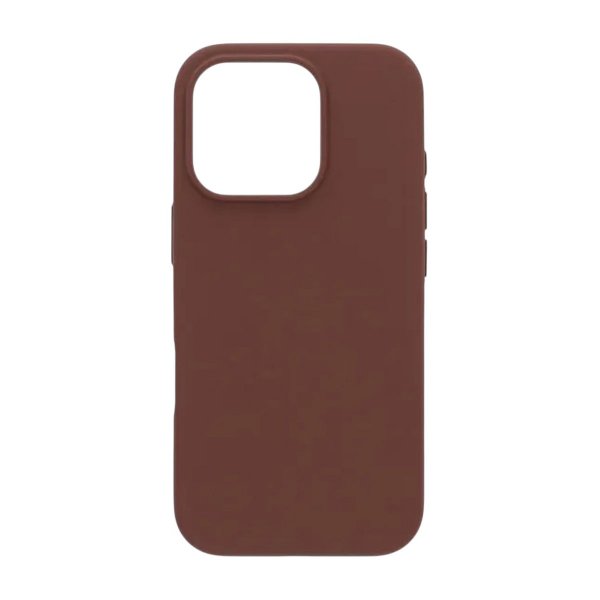 Rvelon iPhone 16 Pro Max Skal Silikon MagSafe Brun