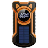 Just in Case 5000 mAh Powerbank/Nödradio Solcell och Vev Svart/Orange