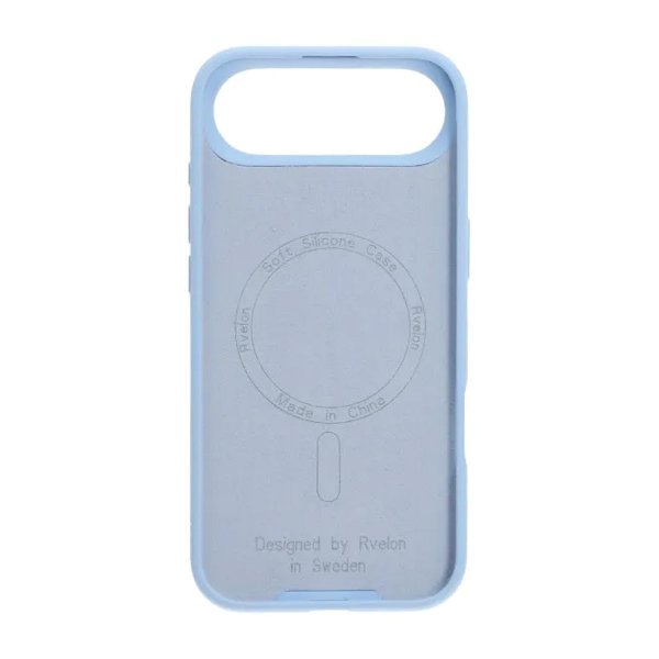 Rvelon iPhone Air Skal Silikon MagSafe Ljusblå