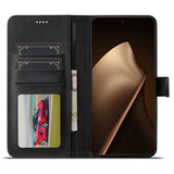 Lc.Imeeke Xiaomi 17T Pro Fodral med Kortfack Stativfunktion Svart