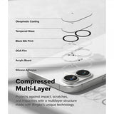 Ringke iPhone 16/iPhone 16 Plus Kameraskydd Camera Protector Glass 2-pack