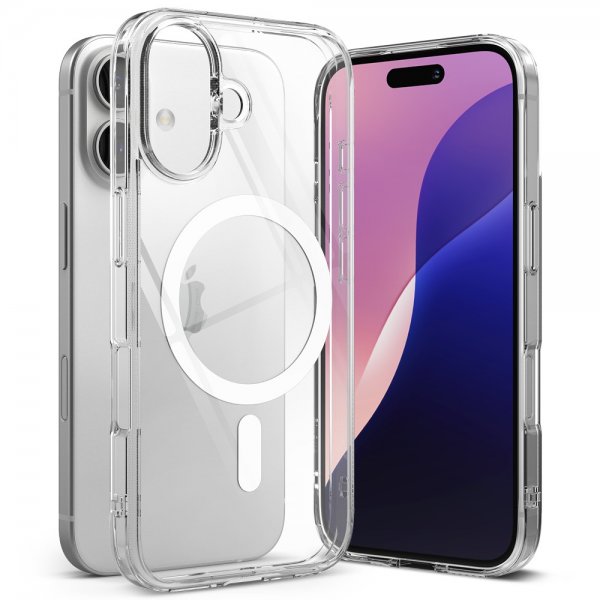 Ringke iPhone 16 Skal Fusion Magnetic Transparent
