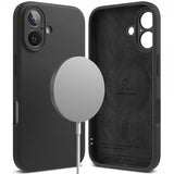 Ringke iPhone 16 Skal Silicone Magnetic Svart