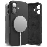 Ringke iPhone 16 Skal Silicone Magnetic Svart
