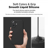 Ringke iPhone 16 Skal Silicone Magnetic Svart