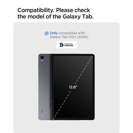 Spigen Samsung Galaxy Tab S12 Plus Fodral Ultra Hybrid Svart