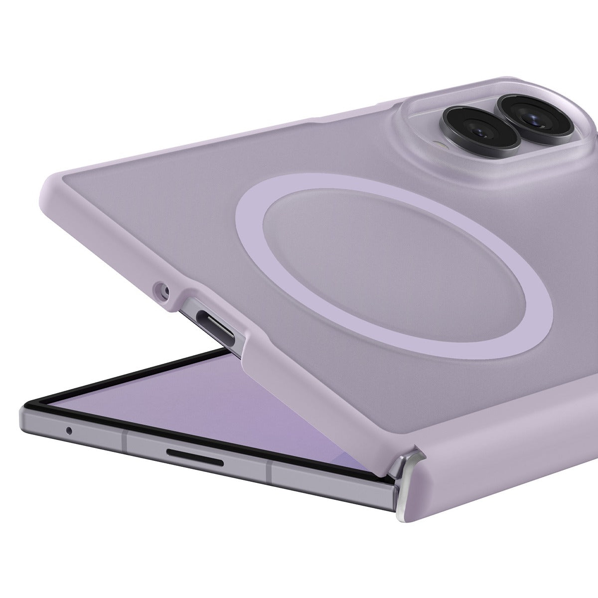Spigen Samsung Galaxy Z Fold 8 Skal Air Skin Zero MagFit Frost Lavender