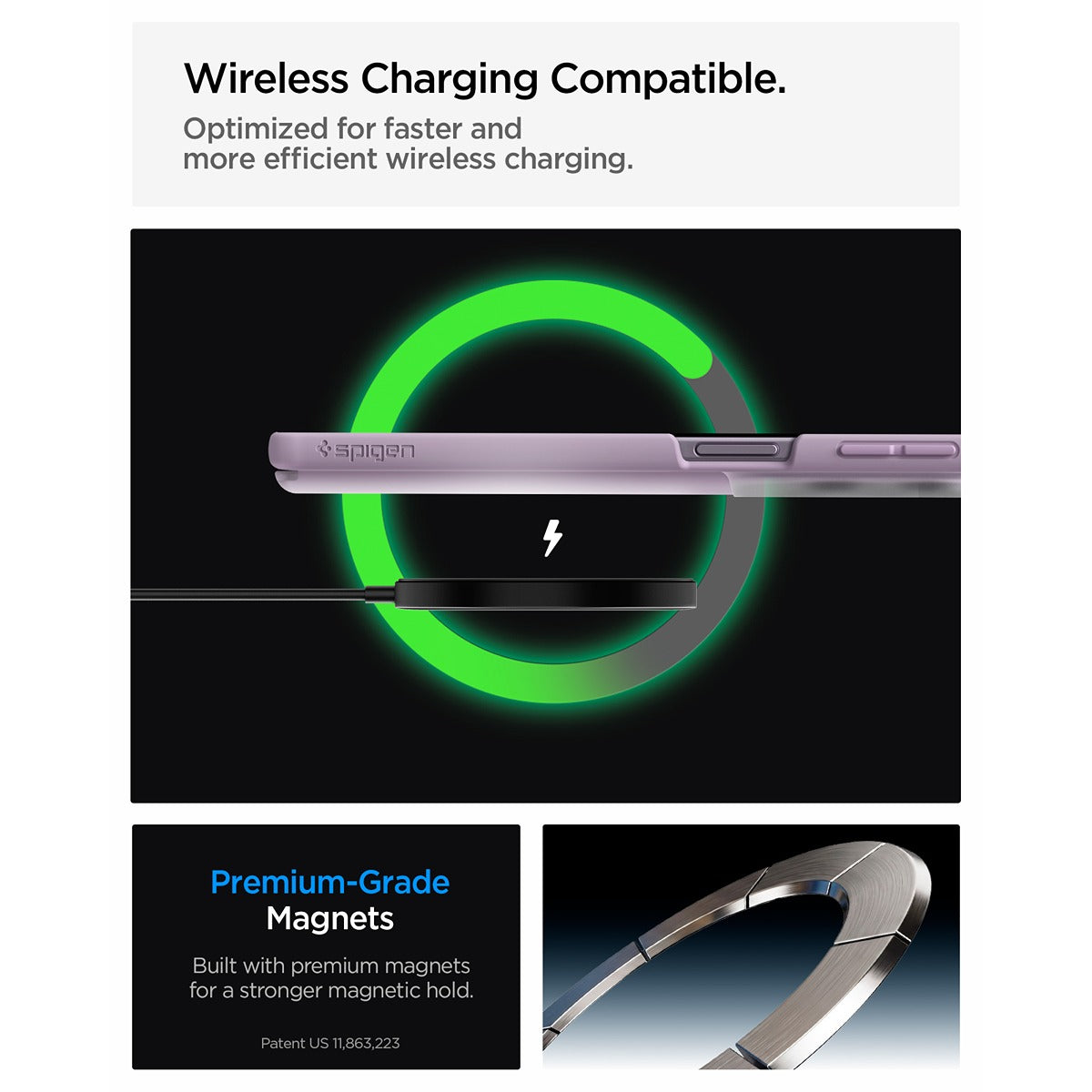 Spigen Samsung Galaxy Z Fold 8 Skal Air Skin Zero MagFit Frost Lavender