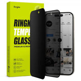 Ringke iPhone 15 Pro Skärmskydd Privacy Tempered Glass Installation Jig