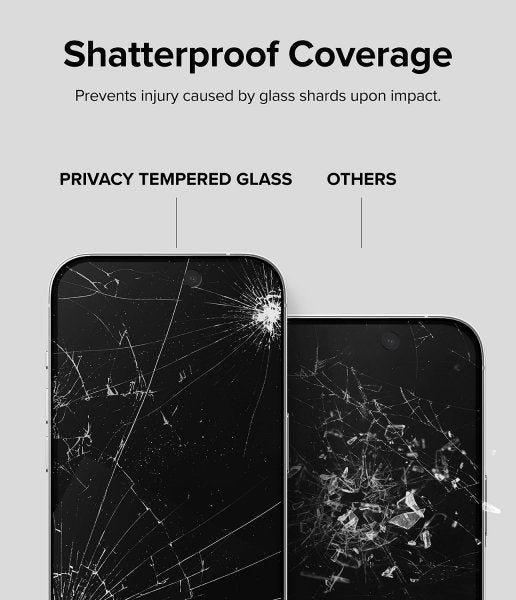 Ringke iPhone 15 Pro Skärmskydd Privacy Tempered Glass Installation Jig