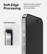 Ringke iPhone 15 Pro Skärmskydd Privacy Tempered Glass Installation Jig