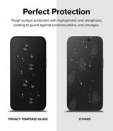 Ringke iPhone 15 Plus Skärmskydd Privacy Tempered Glass Installation Jig