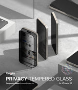 Ringke iPhone 15 Skärmskydd Privacy Tempered Glass Installation Jig