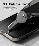 Ringke iPhone 15 Skärmskydd Privacy Tempered Glass Installation Jig