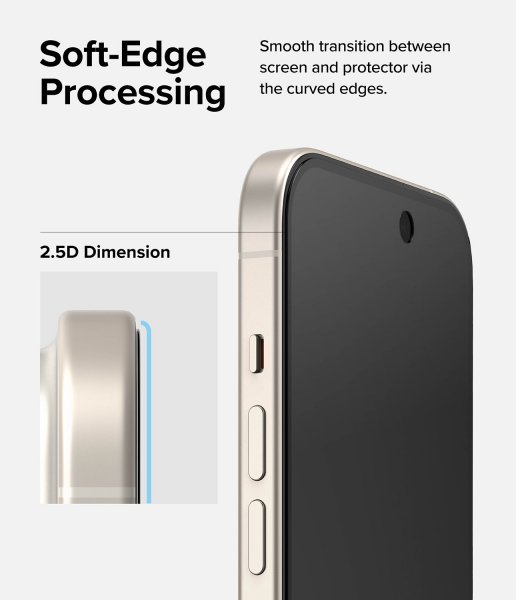 Ringke iPhone 15 Skärmskydd Privacy Tempered Glass Installation Jig