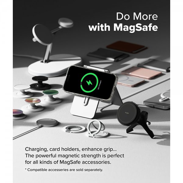 Ringke iPhone 16 Pro Max Skal Fusion Magnetic Transparent