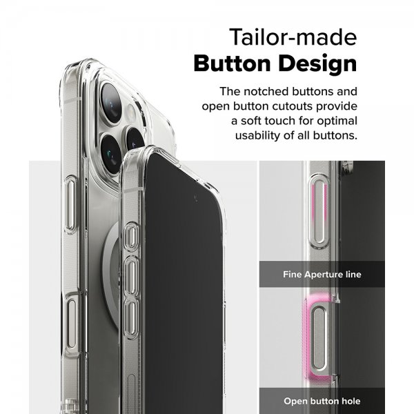Ringke iPhone 16 Pro Max Skal Fusion Magnetic Transparent