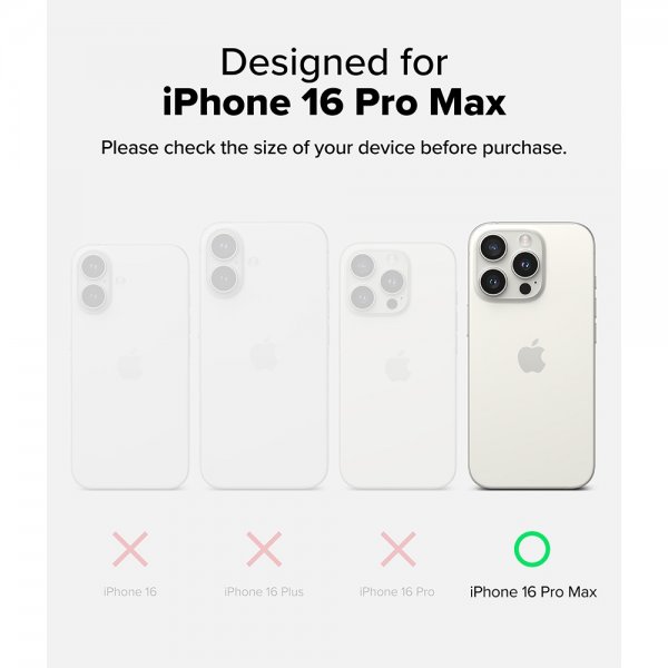 Ringke iPhone 16 Pro Max Skal Fusion Magnetic Transparent