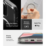 Ringke iPhone 16 Pro Max Skal Fusion Magnetic Matte Transparent
