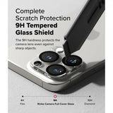 Ringke iPhone 16 Pro/16 Pro Max Kameraskydd Camera Protector Glass 2-pack