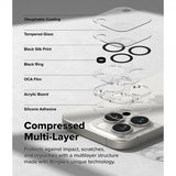 Ringke iPhone 16 Pro/16 Pro Max Kameraskydd Camera Protector Glass 2-pack