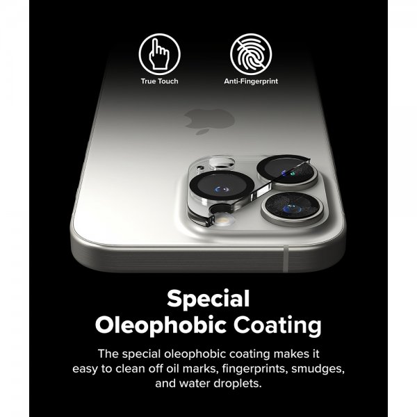 Ringke iPhone 16 Pro/16 Pro Max Kameraskydd Camera Protector Glass 2-pack