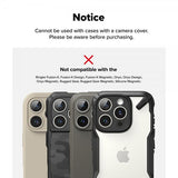 Ringke iPhone 16 Pro/16 Pro Max Kameraskydd Camera Protector Glass 2-pack