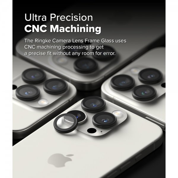 Ringke iPhone 16 Pro/iPhone 16 Pro Max Kameraskydd Camera Lens Frame 2-pack