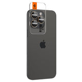 Spigen iPhone 16 Pro/Pro Max/17 Pro/Pro Max Kameraskydd GLAS.tR EZ Fit Optik Pro 2-pack Desert Titanium