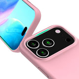 Rvelon iPhone 17 Pro Skal Silikon MagSafe Rosa