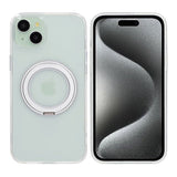 iPhone 15 Plus Skal Roterbart MagSafe Stativ Transparent